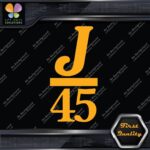 Compatible J 45 Boats J45 Sailing Boating Sports Logo Decals Stickers Vinyl - Image 6