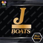 Compatible J Boats Sailing Name Boating Sports Logo Decals Stickers Vinyl - Image 17