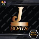 Compatible J Boats Sailing Name Boating Sports Logo Decals Stickers Vinyl - Image 19