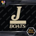 Compatible J Boats Sailing Name Boating Sports Logo Decals Stickers Vinyl - Image 23
