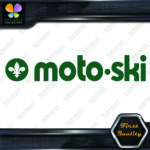 Compatible with Moto-Ski Vintage Snowmobile Long Name Logo Vinyl Decals Stickers - Image 11