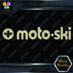 Compatible with Moto-Ski Vintage Snowmobile Long Name Logo Vinyl Decals Stickers - Image 13