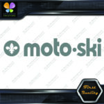Compatible with Moto-Ski Vintage Snowmobile Long Name Logo Vinyl Decals Stickers - Image 19