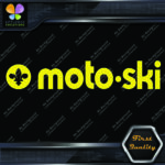 Compatible with Moto-Ski Vintage Snowmobile Long Name Logo Vinyl Decals Stickers - Image 8