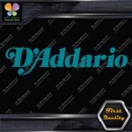 Compatible D'Addario Guitars Vintage Name Only Logo Vinyl Decals Stickers - Image 13
