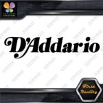 Compatible D'Addario Guitars Vintage Name Only Logo Vinyl Decals Stickers