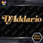 Compatible D'Addario Guitars Vintage Name Only Logo Vinyl Decals Stickers - Image 17