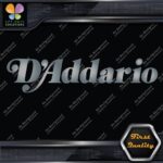 Compatible D'Addario Guitars Vintage Name Only Logo Vinyl Decals Stickers - Image 18