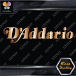 Compatible D'Addario Guitars Vintage Name Only Logo Vinyl Decals Stickers - Image 19