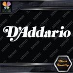 Compatible D'Addario Guitars Vintage Name Only Logo Vinyl Decals Stickers - Image 3