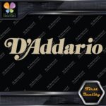 Compatible D'Addario Guitars Vintage Name Only Logo Vinyl Decals Stickers - Image 23