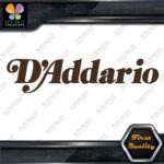 Compatible D'Addario Guitars Vintage Name Only Logo Vinyl Decals Stickers - Image 24