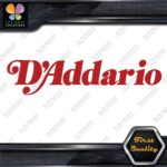 Compatible D'Addario Guitars Vintage Name Only Logo Vinyl Decals Stickers - Image 4
