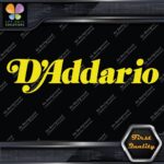 Compatible D'Addario Guitars Vintage Name Only Logo Vinyl Decals Stickers - Image 6