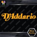 Compatible D'Addario Guitars Vintage Name Only Logo Vinyl Decals Stickers - Image 7