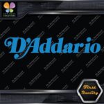 Compatible D'Addario Guitars Vintage Name Only Logo Vinyl Decals Stickers - Image 10