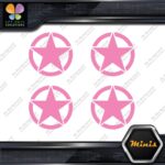 Army Star in Circle Crest Emblem Pack of 4 MINI SIZE Decals Stickers Vinyl - Image 21