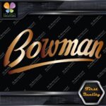 Compatible Bowman Boats Yachts Name British Rustler Logo Decals Stickers Vinyl - Image 19