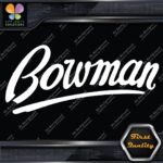 Compatible Bowman Boats Yachts Name British Rustler Logo Decals Stickers Vinyl - Image 3