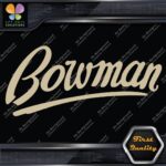 Compatible Bowman Boats Yachts Name British Rustler Logo Decals Stickers Vinyl - Image 23