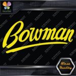 Compatible Bowman Boats Yachts Name British Rustler Logo Decals Stickers Vinyl - Image 9