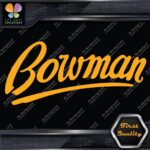 Compatible Bowman Boats Yachts Name British Rustler Logo Decals Stickers Vinyl - Image 10