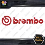 Compatible Brembo Calipers Brakes Name JDM Tuning Racing Vinyl Decals Stickers