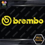 Compatible Brembo Calipers Brakes Name JDM Tuning Racing Vinyl Decals Stickers - Image 6