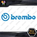 Compatible Brembo Calipers Brakes Name JDM Tuning Racing Vinyl Decals Stickers - Image 9