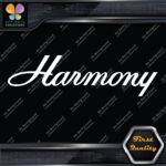 Compatible Harmony Guitars Straight Name Musical Amps Logo Decals Stickers Vinyl