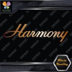 Compatible Harmony Guitars Straight Name Musical Amps Logo Decals Stickers Vinyl - Image 19