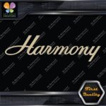 Compatible Harmony Guitars Straight Name Musical Amps Logo Decals Stickers Vinyl - Image 23