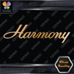 Compatible Harmony Guitars Straight Name Musical Amps Logo Decals Stickers Vinyl - Image 4