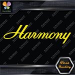 Compatible Harmony Guitars Straight Name Musical Amps Logo Decals Stickers Vinyl - Image 6