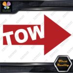 Tow Arrow Pointing Right JDM Tuning Racing Towing Decals Stickers Vinyl