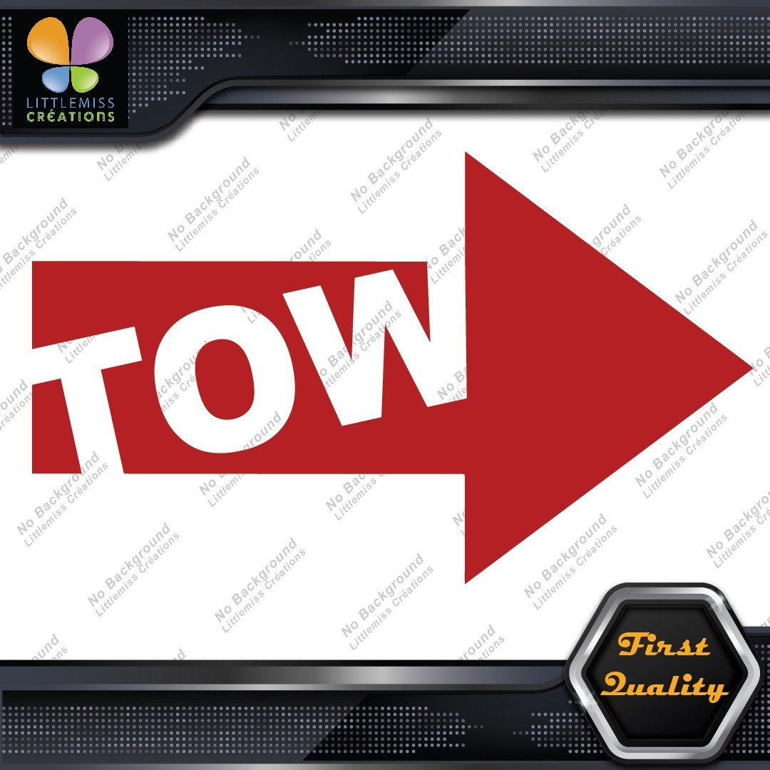 Tow Arrow Pointing Right JDM Tuning Racing Towing Decals Stickers Vinyl 277522724009 Tow Arrow Pointing Right JDM Tuning Racing Towing Decals Stickers Vinyl - Image 1
