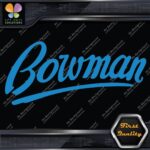 Compatible Bowman Boats Yachts Name British Rustler Logo Decals Stickers Vinyl - Image 27