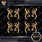 Compatible Browning Head Left & Right Pack of 4 MINI SIZE Decals Stickers Vinyl - Image 18