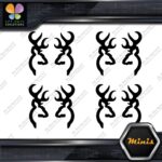Compatible Browning Head Left & Right Pack of 4 MINI SIZE Decals Stickers Vinyl - Image 5