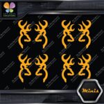 Compatible Browning Head Left & Right Pack of 4 MINI SIZE Decals Stickers Vinyl - Image 8