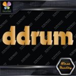 Compatible DDrums Modern Letters Only Logo D Drums Vinyl Decals Stickers - Image 17