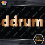 Compatible DDrums Modern Letters Only Logo D Drums Vinyl Decals Stickers - Image 19