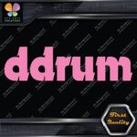 Compatible DDrums Modern Letters Only Logo D Drums Vinyl Decals Stickers - Image 21