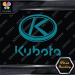 Compatible Kubota Machinerie Equipment Oval Emblem Logo Vinyl Decals Stickers - Image 13