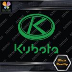 Compatible Kubota Machinerie Equipment Oval Emblem Logo Vinyl Decals Stickers - Image 14