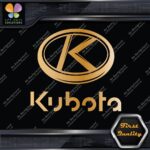 Compatible Kubota Machinerie Equipment Oval Emblem Logo Vinyl Decals Stickers - Image 17