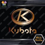 Compatible Kubota Machinerie Equipment Oval Emblem Logo Vinyl Decals Stickers - Image 19