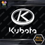 Compatible Kubota Machinerie Equipment Oval Emblem Logo Vinyl Decals Stickers - Image 4