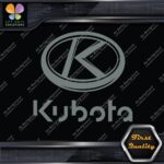 Compatible Kubota Machinerie Equipment Oval Emblem Logo Vinyl Decals Stickers - Image 5