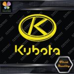 Compatible Kubota Machinerie Equipment Oval Emblem Logo Vinyl Decals Stickers - Image 6